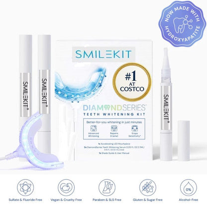 DiamondSeries- Snow Teethwhitening™ Kit with Hydroxyapatite & Potassium Nitrate - 10 serums